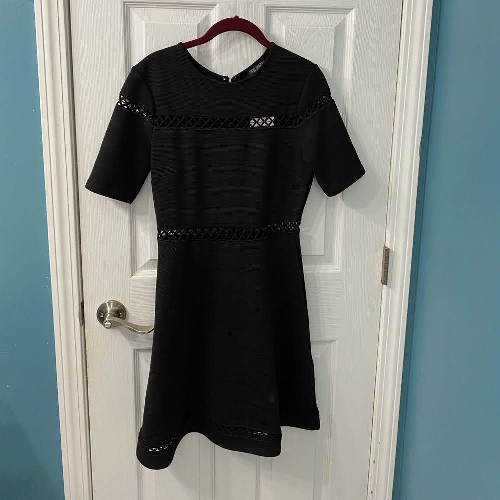 Black skater dress